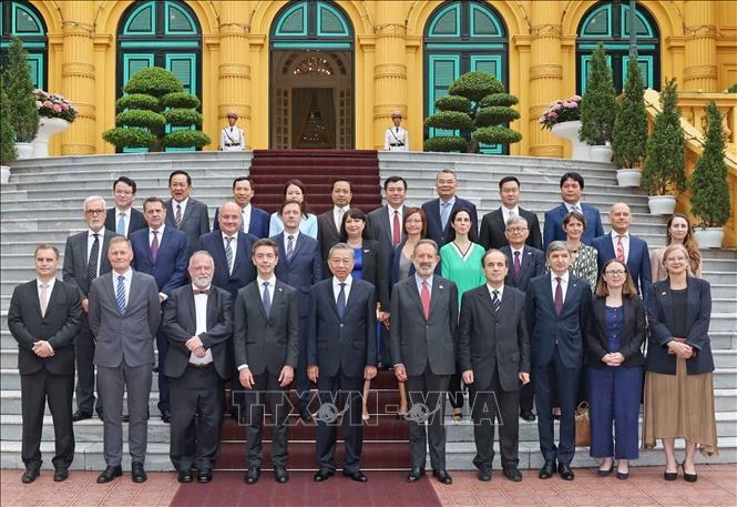 President To Lam receives ambassadors, chargés d’affaires of EU