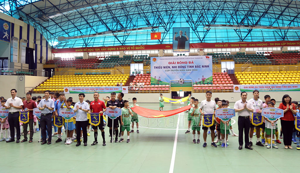 Bac Ninh Provincial Youth and Children s Football Tournament – 2024 Television Cup attracts over 200 athletes