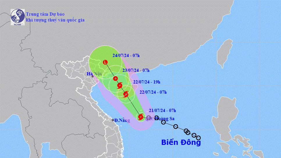 Tropical depression gains its strength into tropical storm