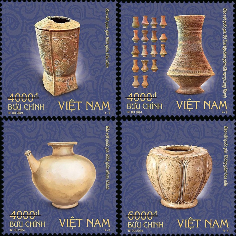 Stamps on national ceramic treasures released