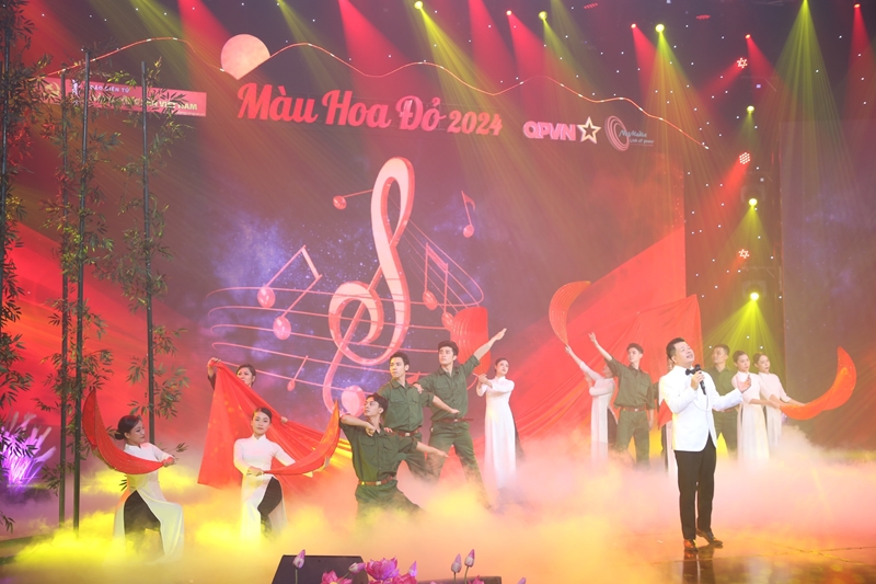 Art performance shows gratitude to wounded and fallen soldiers