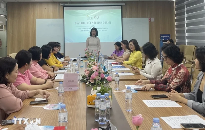 Vietnamese female entrepreneurs in Hanoi and Europe strengthen connections