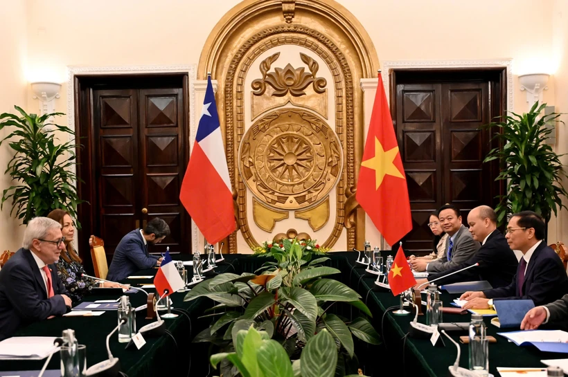 Foreign Minister holds talks with Chilean counterpart