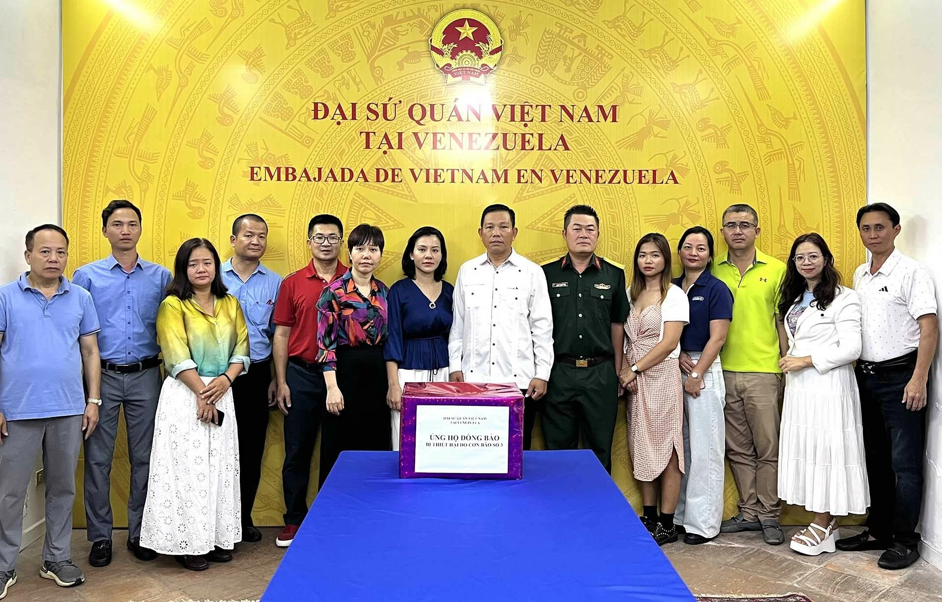 Overseas Vietnamese in Venezuela support people affected by storm No 3