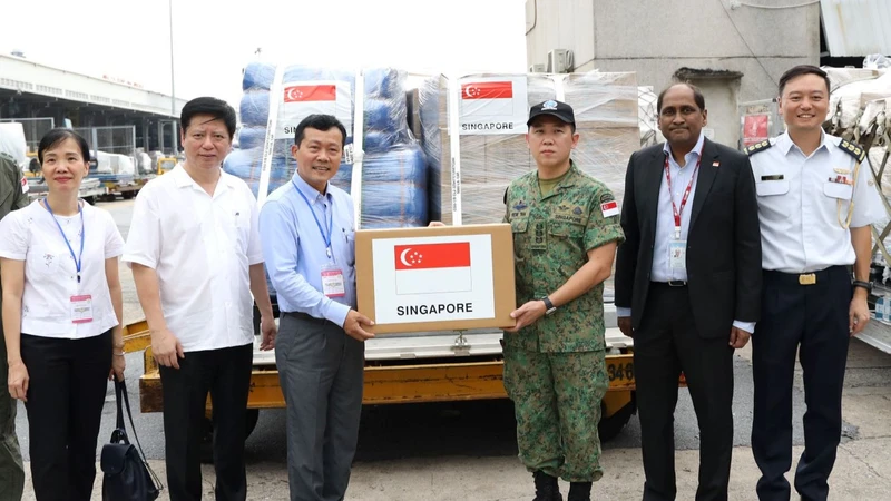Vietnam receives emergency aid from Singaporean Government