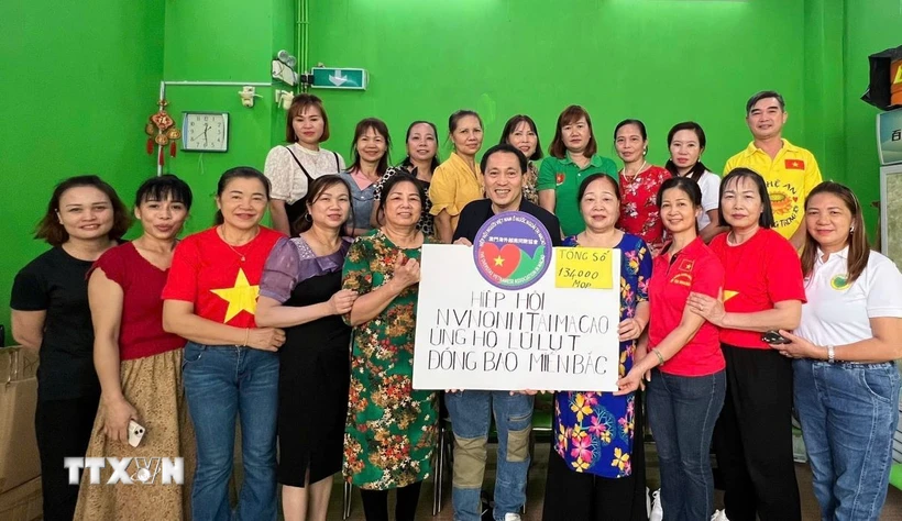 Vietnamese communities in Hong Kong, Macau China raise funds for flood-affected regions