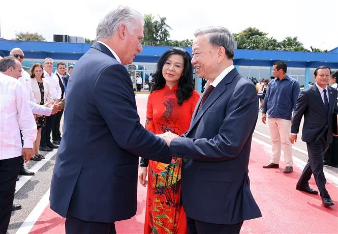 Vietnam’s top leader wraps up state visit to Cuba
