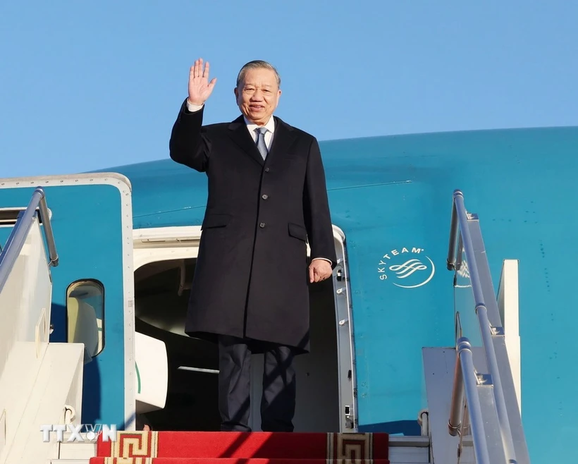 Vietnam’s top leader concludes successful Mongolia visit, heads to Ireland