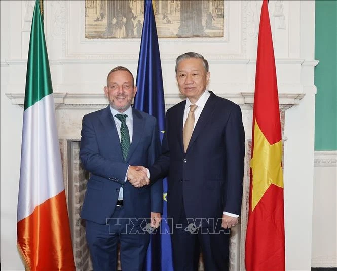 Vietnamese leader meets with high-ranking legislators of Ireland