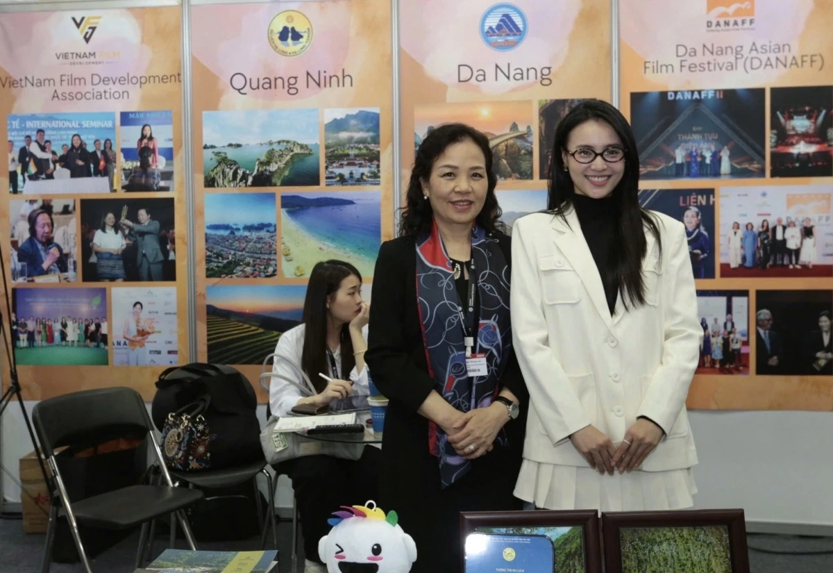 Promoting Vietnamese film locations at Busan International Film Festival