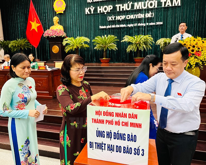 Ho Chi Minh City Over VND276 billion raised to support northern provinces affected by Typhoon Yagi