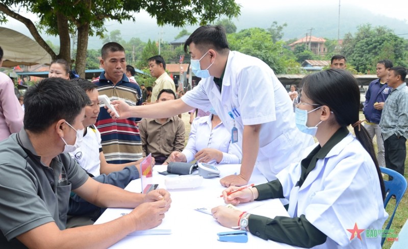 Free medical examination and treatment for Lao people
