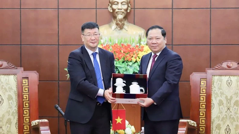 Hoa Binh promotes cooperation with Mongolian province