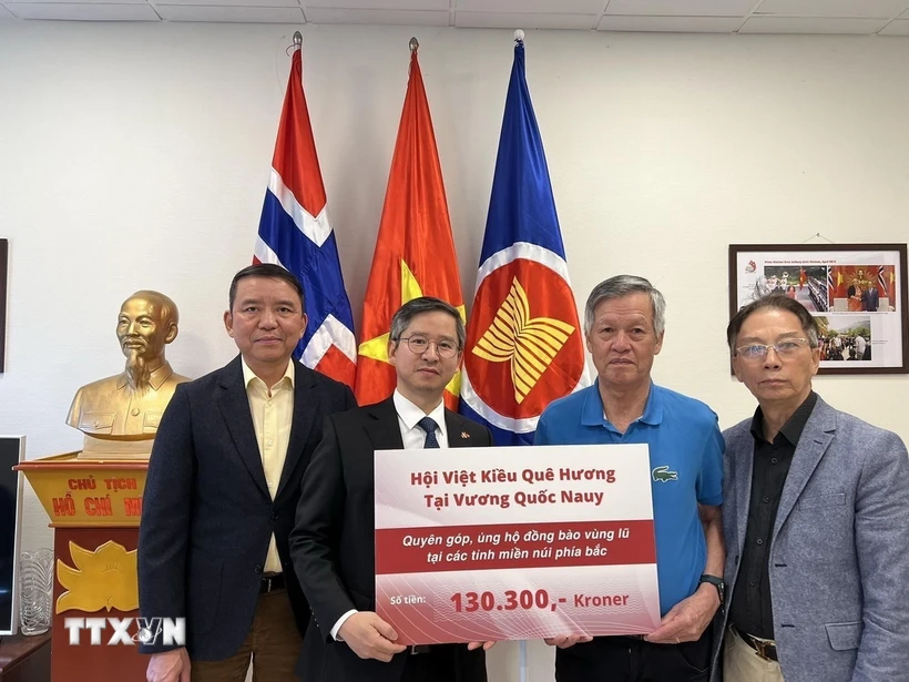 Overseas Vietnamese in Norway support Typhoon Yagi victims