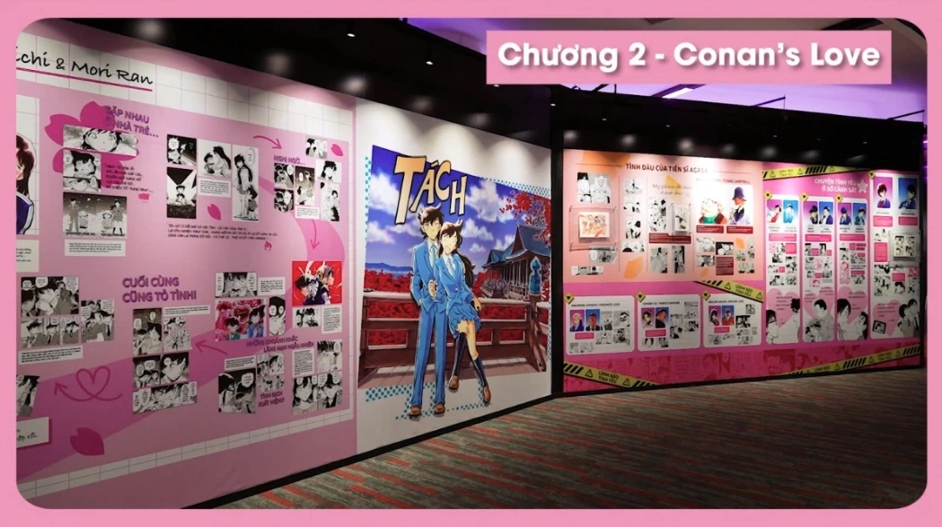 Exhibition showcases famous Japanese manga series “Detective Conan”
