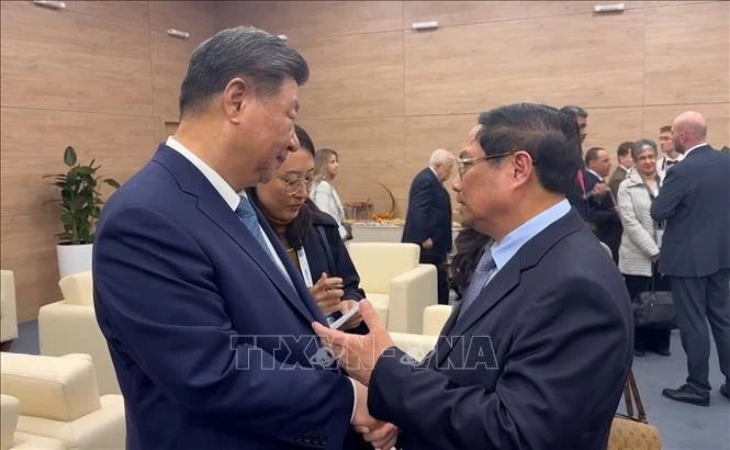 PM meets with Chinese top leader on sidelines of BRICS+ Summit