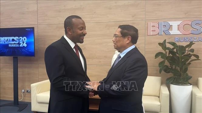 PM meets with Kazakh, Turkmen, Ethiopian leaders