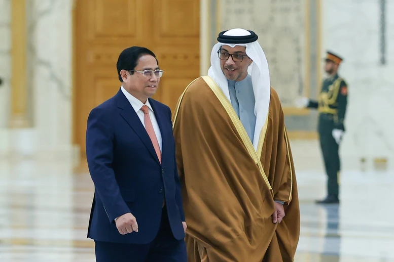 UAE Vice President hosts official welcome ceremony for Vietnamese Prime Minister