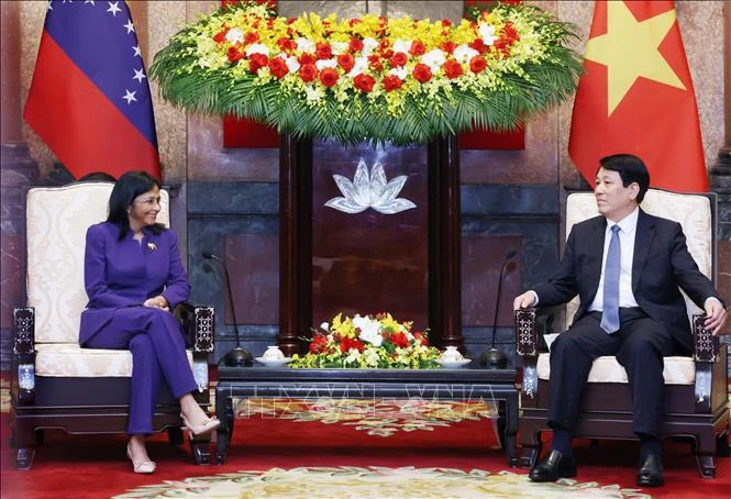 State President receives Executive Vice President of Venezuela