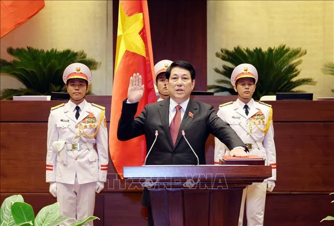 Foreign leaders send congratulations to State President Luong Cuong