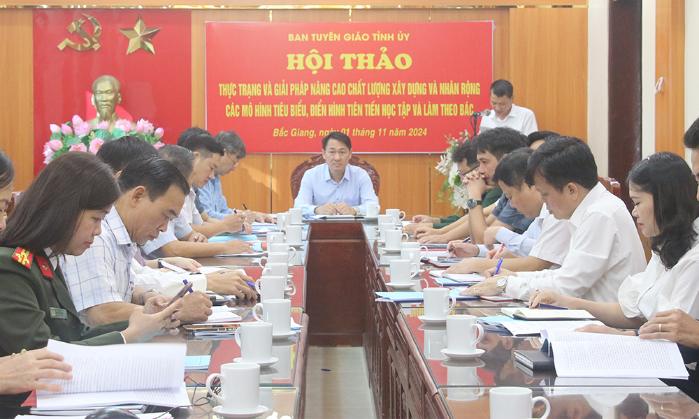 Conference improves quality of building and replicating examples of Uncle Ho