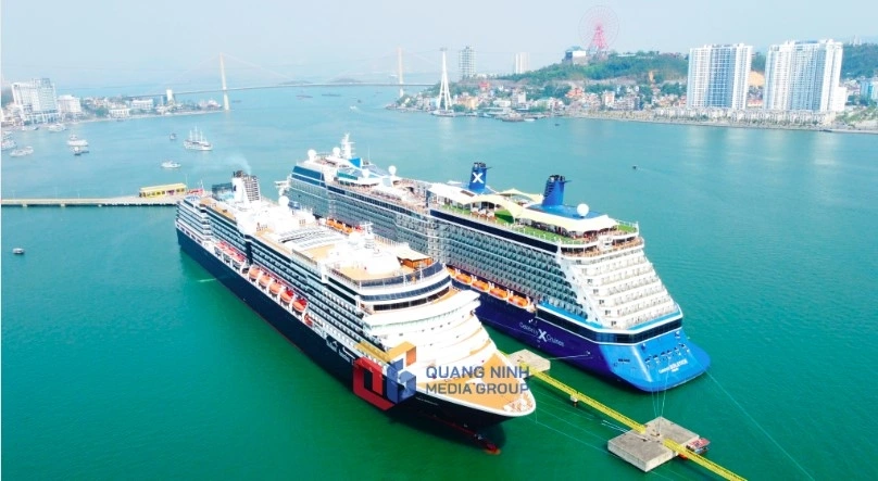 Ha Long International Cruise Port receives two luxury super cruise ships
