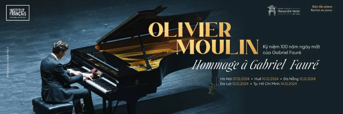 French pianist Olivier Moulin to tour in Vietnam
