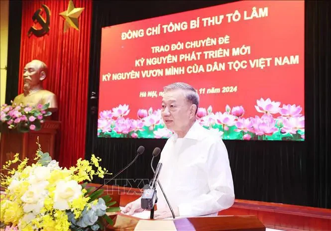 Party chief champions bold vision for Vietnam’s new era
