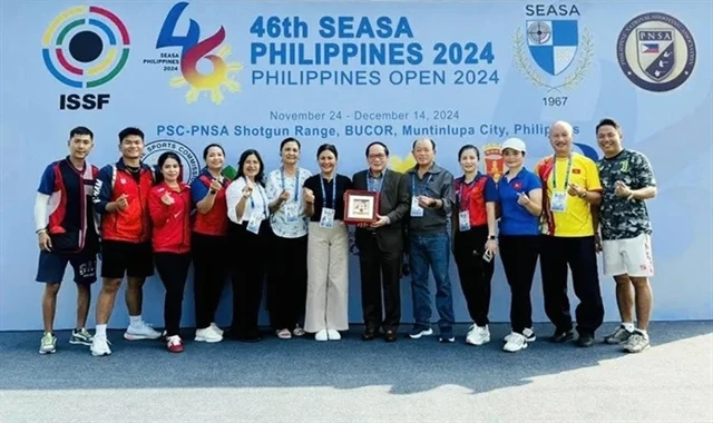 Vietnam earns gold medal from 46th Southeast Asian Shooting