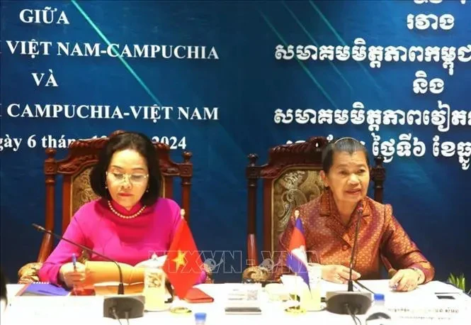 Vietnam, Cambodia review friendship activities