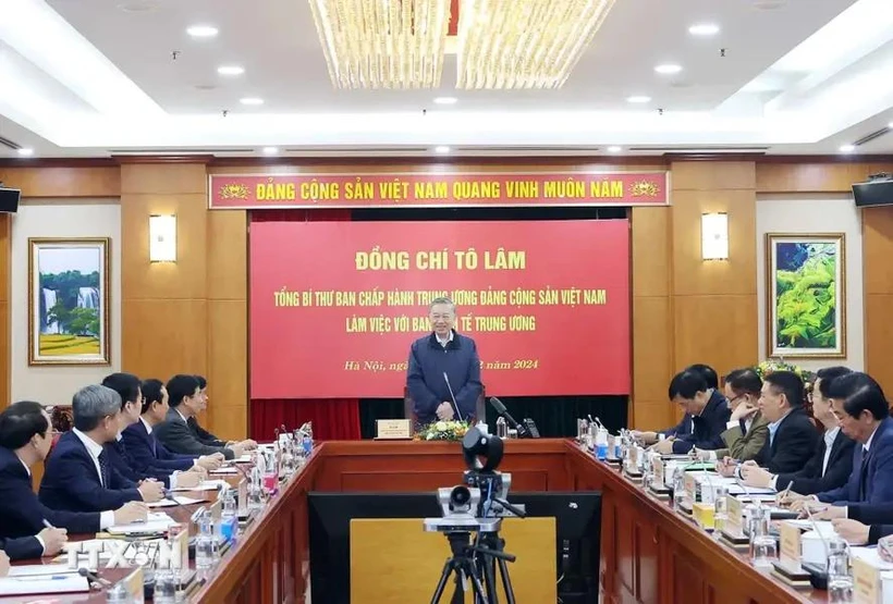 Top leader works with Party Central Committee s Commission for Economic Affairs