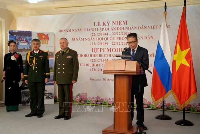 80th anniversary of Vietnam People’s Army marked in Russia