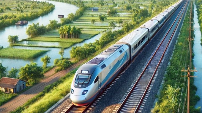 Ho Chi Minh City - Can Tho high-speed railway project