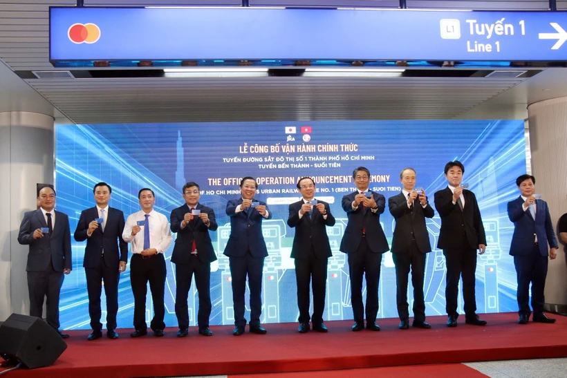 Ho Chi Minh City officially launches first metro line