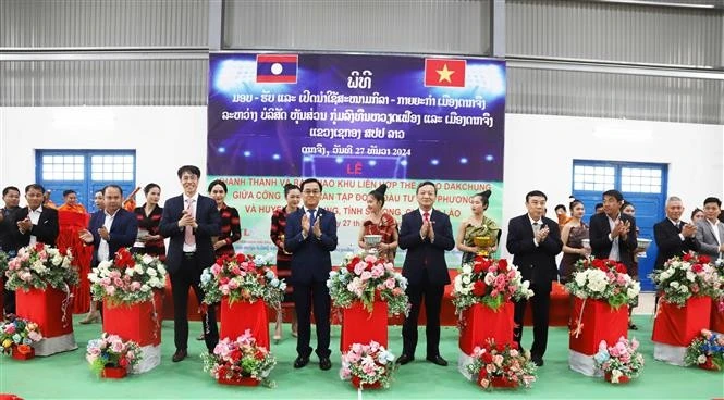 Vietnamese firm active in social welfare affairs in Laos