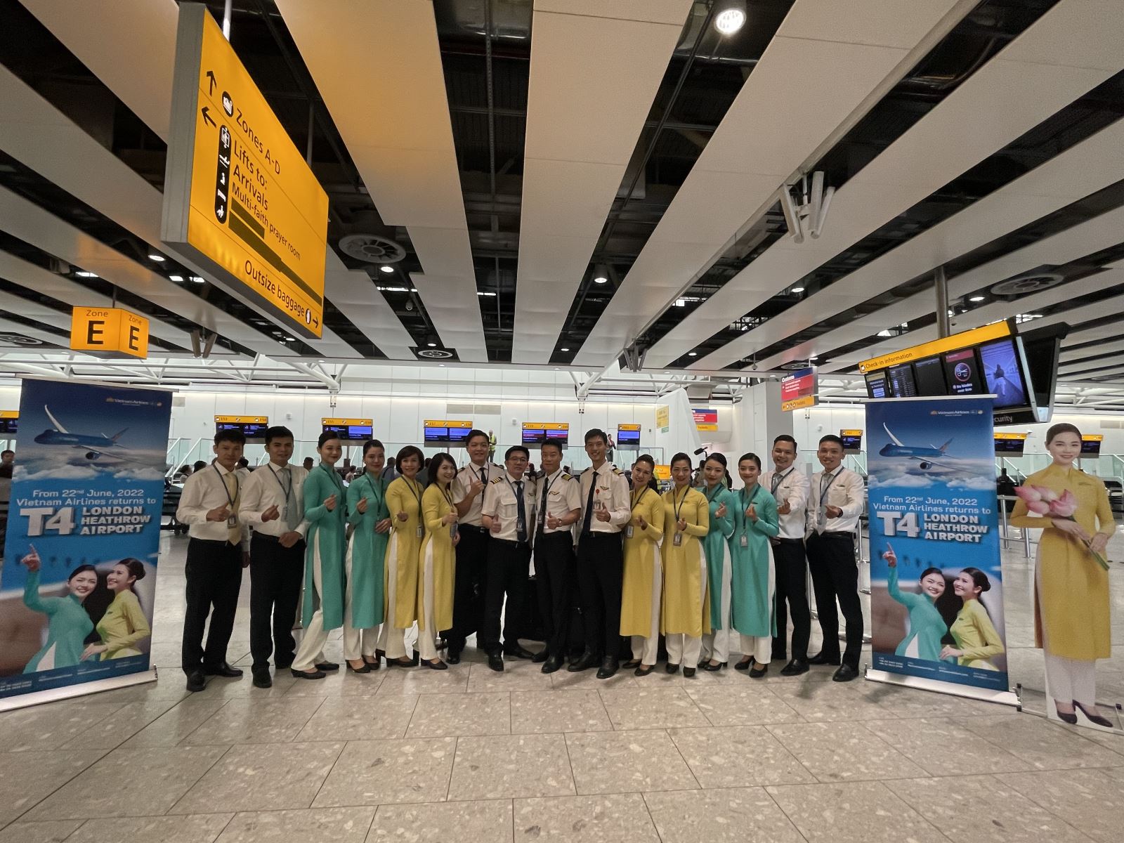 Vietnam Airlines retourne au terminal T4 de l’aéroport de Londres Heathrow
