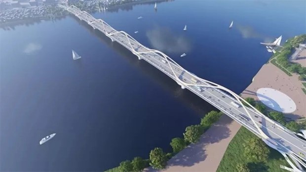 Hanoï finalise la conception du pont Tran Hung Dao enjambant le fleuve Rouge