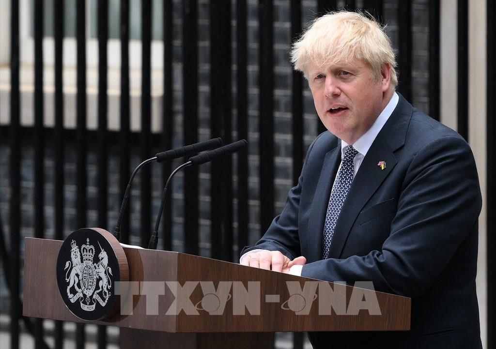 Le Premier ministre britannique Boris Johnson démissionne
