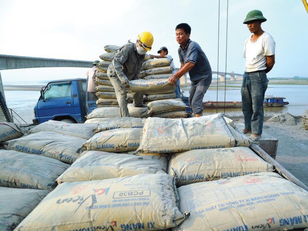 1er semestre Chute des exportations de ciment et clinker