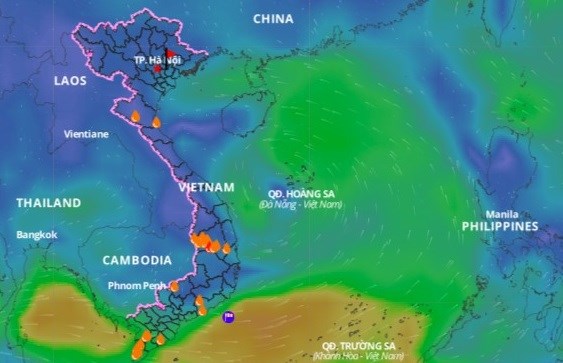 Une dépression susceptible de se renforcer en dépression tropicale