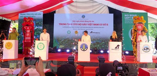Lancement de la construction du 2e Centre de sauvetage des ours du Vietnam