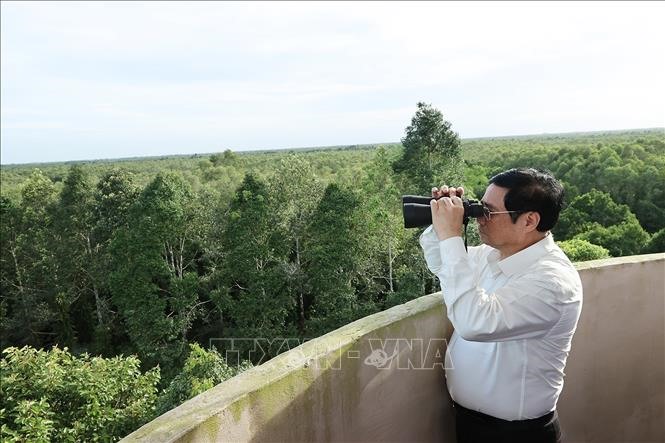 Le Premier ministre Pham Minh Chinh en tournée à Hâu Giang