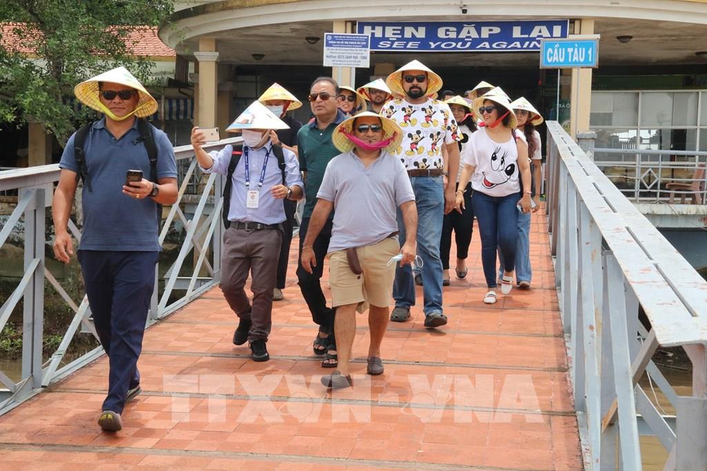 Tourisme d’affaires Tien Giang accueille un groupe de 460 Indiens