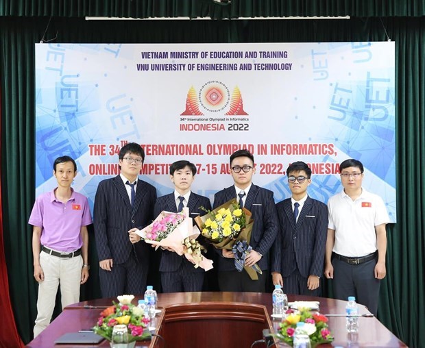 Le Vietnam brille aux 34es Olympiades internationales d informatique