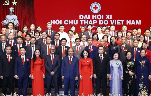 Ouverture du 11e Congrès national de la Croix-Rouge du Vietnam