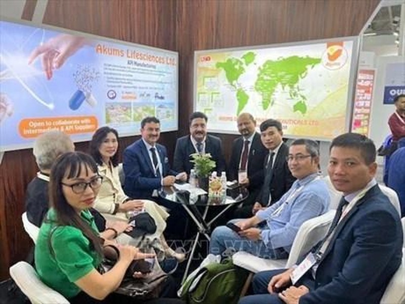 Des entreprises vietnamiennes au Salon international de la pharmacie et de la santé en Inde
