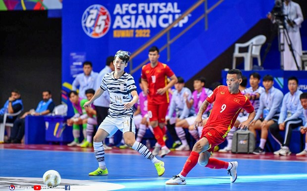 Coupe d Asie de futsal de l AFC Le Vietnam remporte une victoire contre la R de Corée