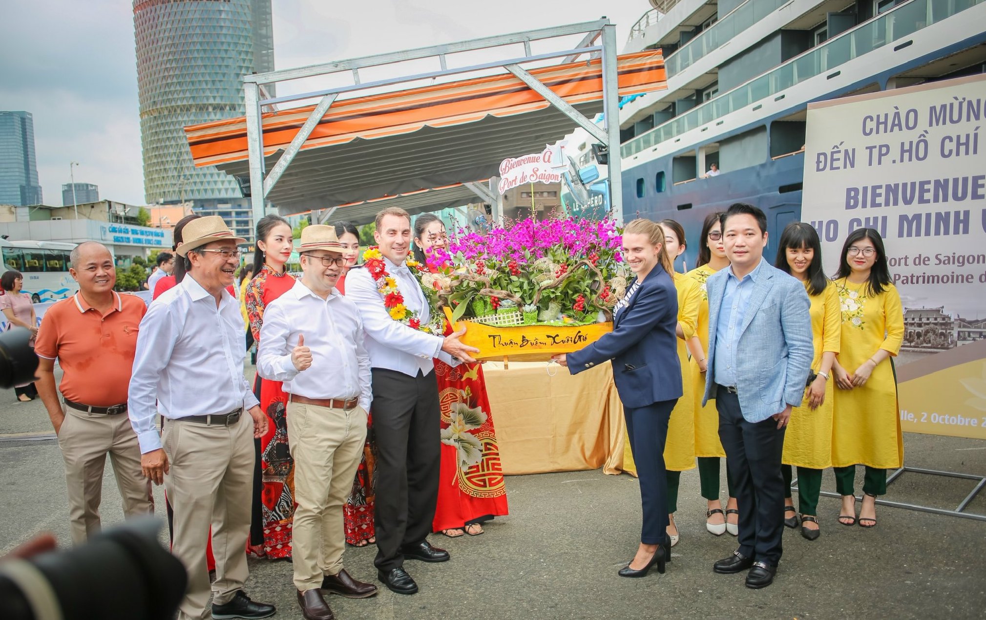 Hô Chi Minh-Ville accueille le premier groupe de croisiéristes