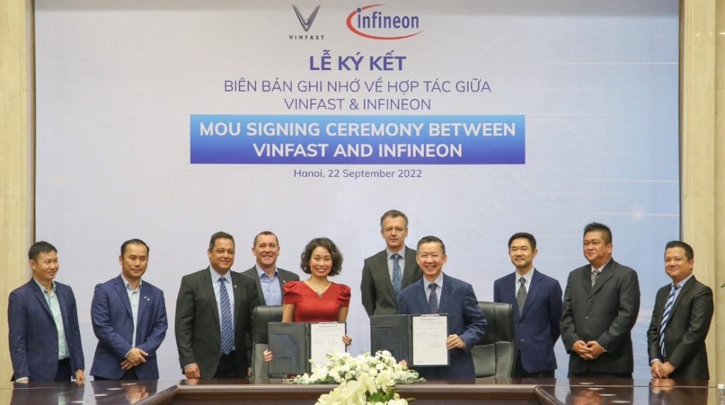 Vinfast et Infineon étendent leur partenariat dans le domaine de l’électromobilité