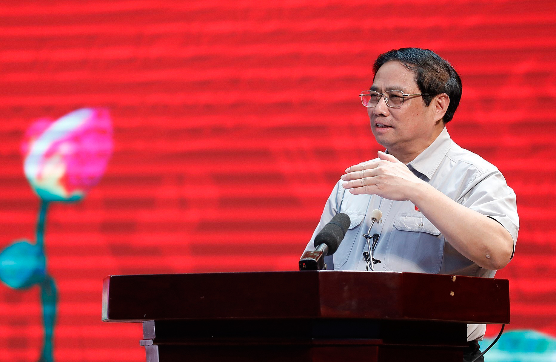 Le Premier ministre Pham Minh Chinh expose les actualités à Cân Tho